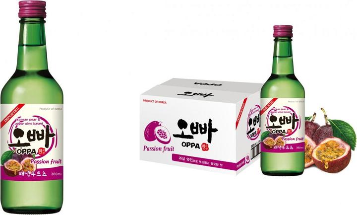 Produktbild Oppa PASSION FRUIT Flavour Kiste / (20 x 33 cl)