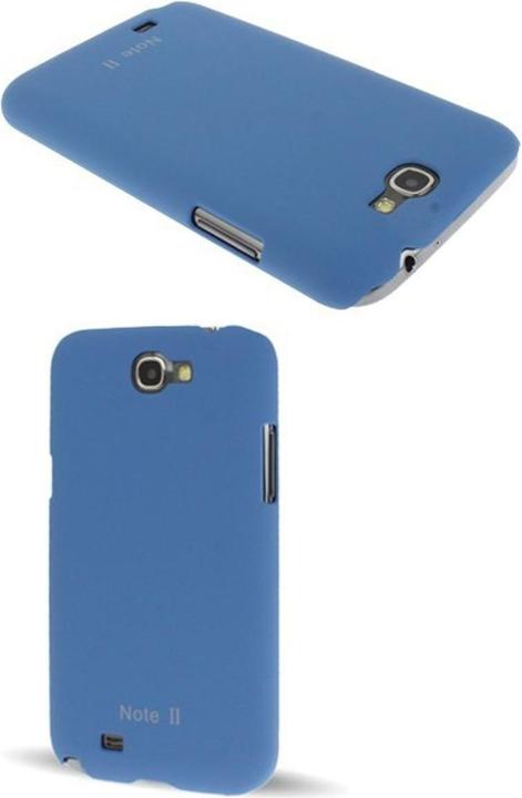 Actual product image König Design Protective cover Hardcase for mobile Samsung Galaxy Note 2 N7100 Blue (Samsung Galaxy Note 2 N7100)