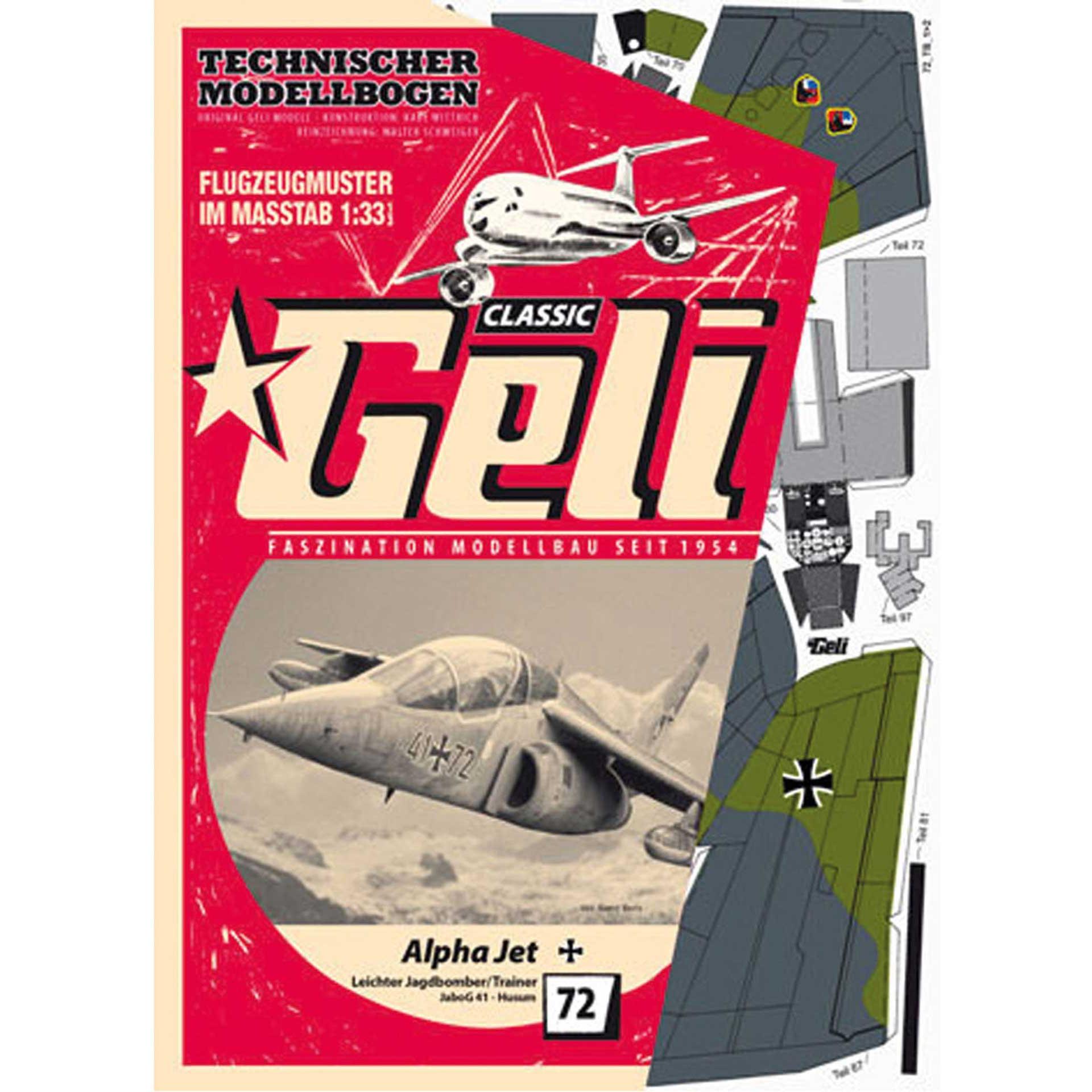 Thumbnail - Geli alpha jet jabog 41 kartonmodell