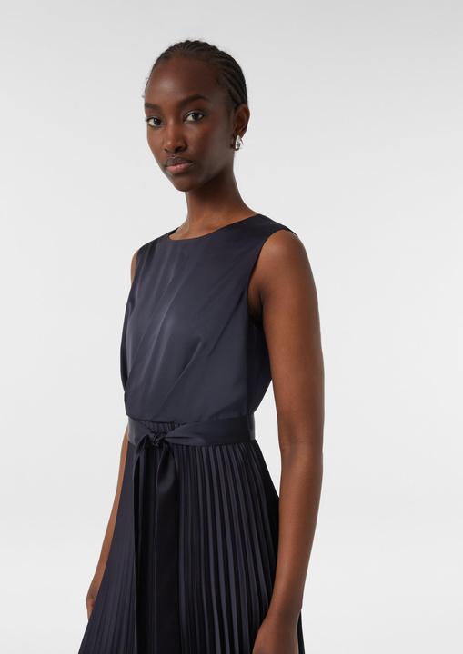 Image du produit Comma Kleid Elegantes Satinkleid mit plissiertem Rock (42)