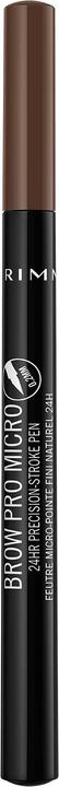 Actual product image Rimmel London BROW PRO MICRO PRECISION pen #003-soft brown (003 Soft Brown)