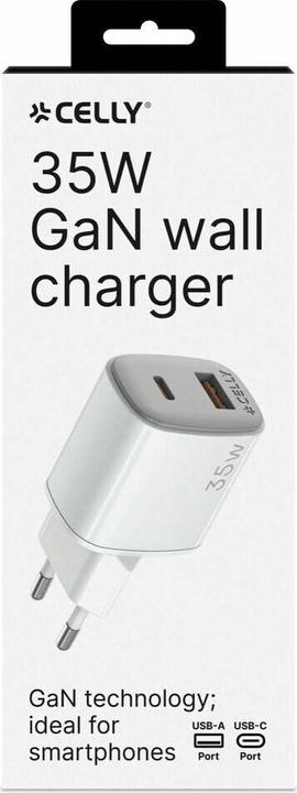 Produktbild Celly UP TC 1 USB 1 USB-C 35W WH (35 W)