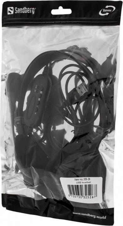 Immagine prodotto Sandberg Cuffie USB Saver (Cablato, USB-A)