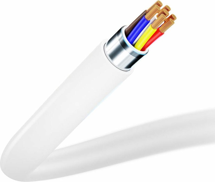 Actual product image 3MK Hyper Cable USB-A - Micro USB 1.2m 5V 2.4A Biały/White cable (1.20 m)