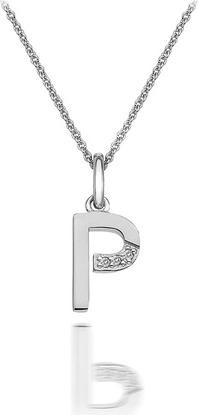 Hot Diamonds Diamant Buchstaben Halskette P (Silber 925, 40 - 45 cm)