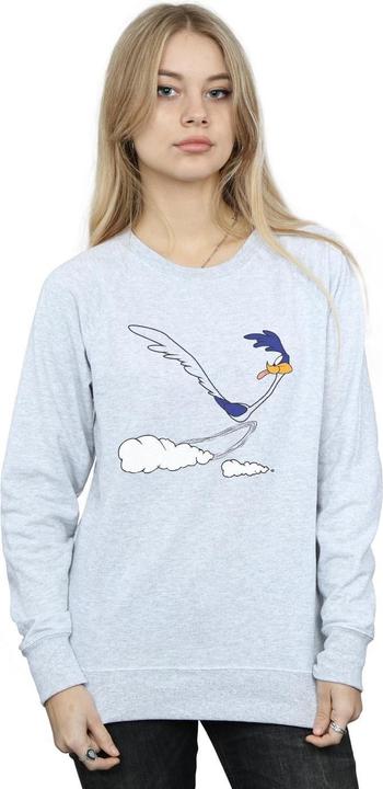 Actual product image Looney Tunes Womens/Ladies Road Runner Running Sweatshirt (M)
