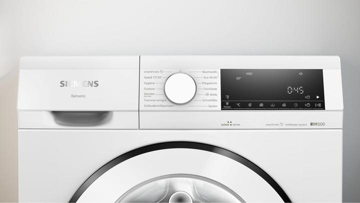 Actual product image Siemens iQ500 WG44G1ZACH (9 kg, Left, EU plug)