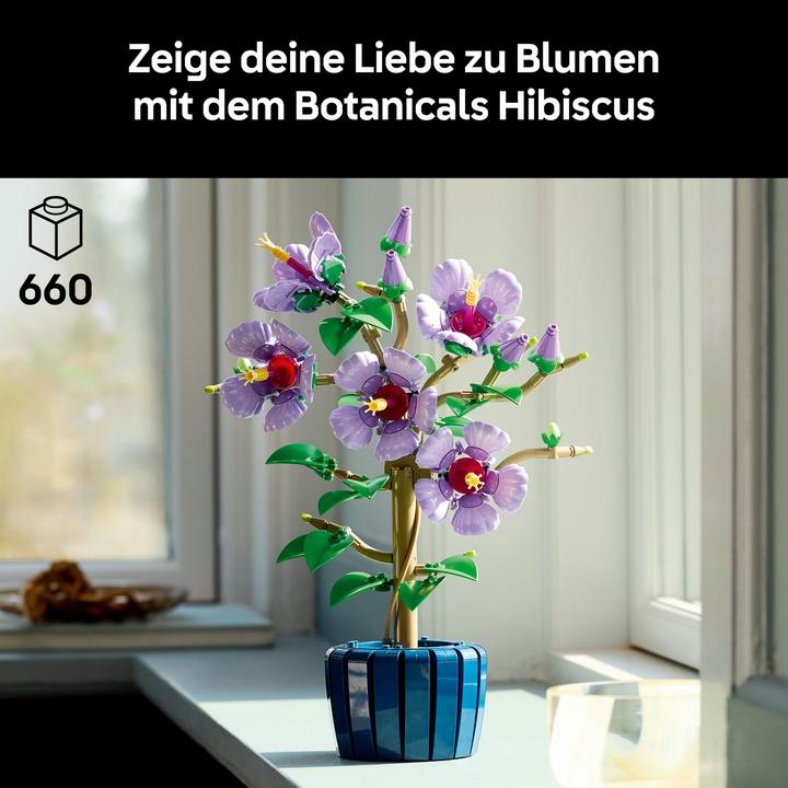 Actual product image LEGO Hibiscus (LEGO Botanical)
