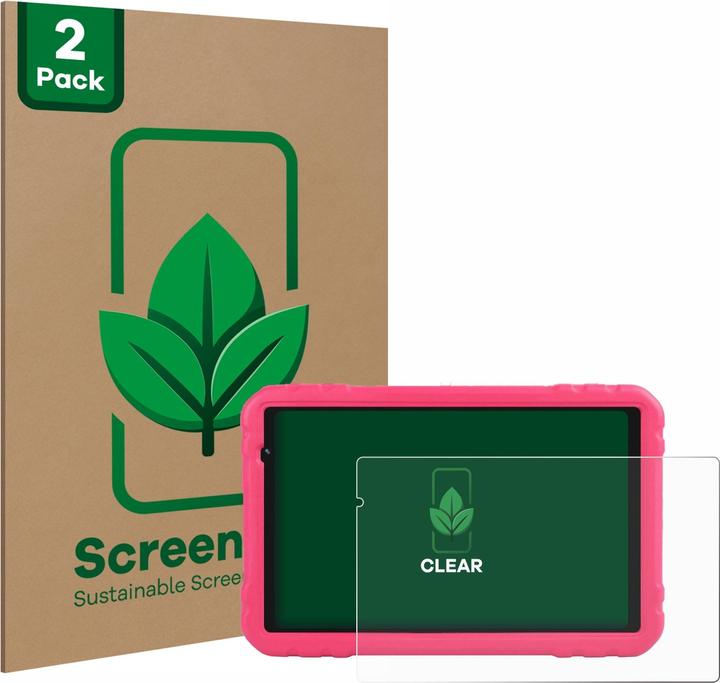 Actual product image ScreenLeaf Protective film sustainable screen protector screen protector film clear transparent (2 Piece, X500)