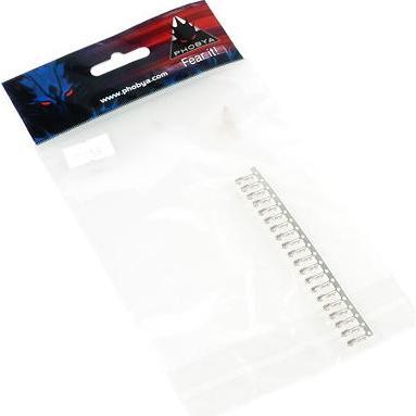 Thumbnail - Phobya Fan Power Connector Pin Buchse 20 Stück, Elektronikkabel + Stecker, Silber