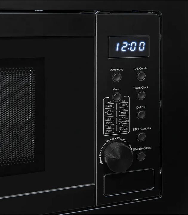 Produktbild Exquisit Einbaumikrowelle Schwarz Digital (20 l)