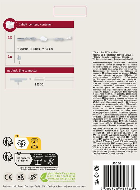 Immagine prodotto Paulmann Alimentatore URail con interruttore