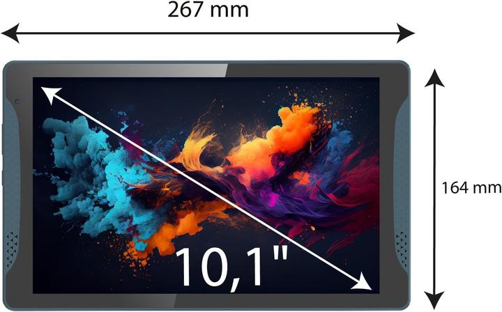 Image du produit Logicom Tablet Stand Pro 2 10,1" Quad Core 4 Go RAM 64 Go (10.10", 64 Go, Bleu)