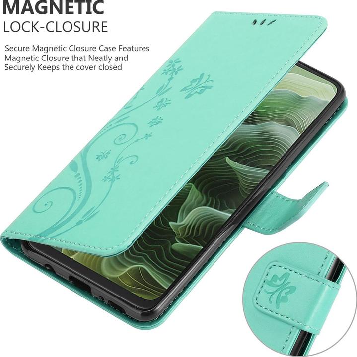 Immagine prodotto Cadorabo Custodia per Motorola Moto G35 Flower Book (Motorola Moto G35)