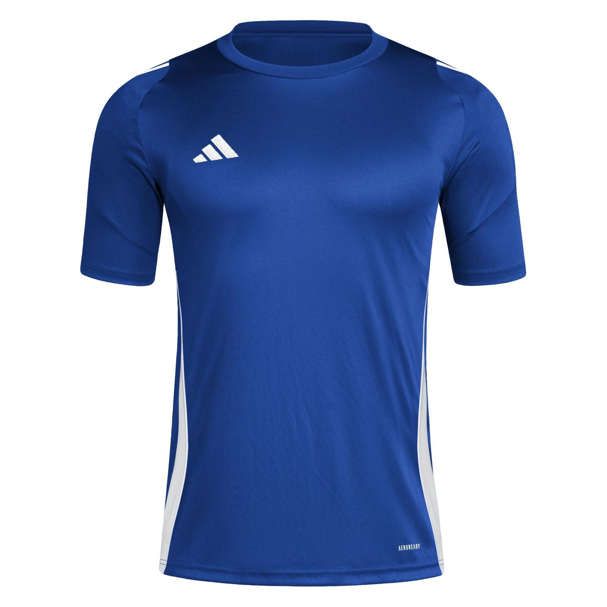 Adidas, Mannen, Sportief Shirt, TIRO24 Jsy (M), Blauw, M