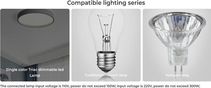Produktbild Milight 230V 500W Triac Dimmer (Zigbee + 2.4G + Push) (11.70 cm, Indoor)