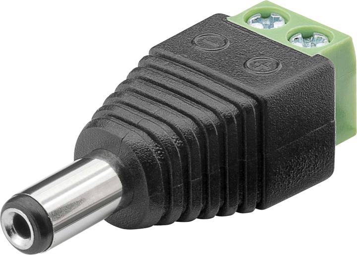 Actual product image Goobay 76747 Terminal Block 2-pin > DC Connector (5.50 x 2.10 mm)