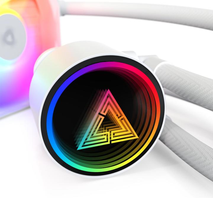 Image du produit Montech Raffreddatore a Liquido LightFlow 360 ARGB Bianco