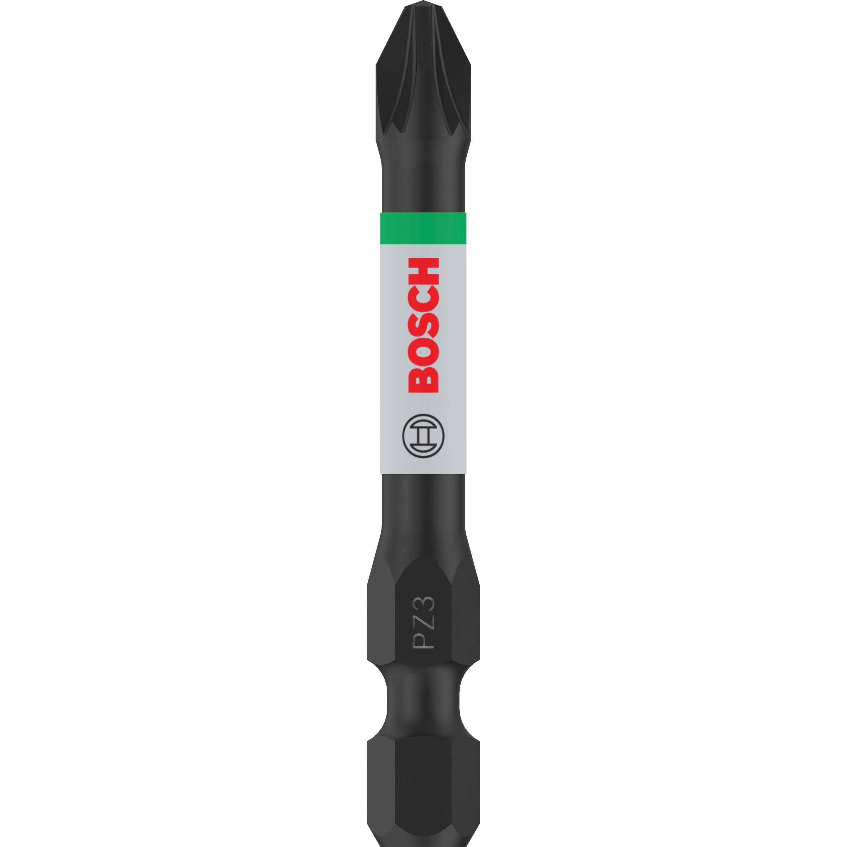 Bosch Professional Zubehör, Chiave a bussola, PRO Pozidriv Impact Bit, PZ3, 55 mm, 2-tlg. (Croce Pozidriv PZ)