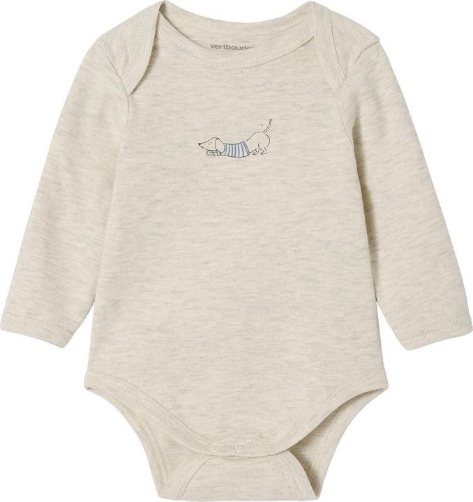 Actual product image Vertbaudet Bio-Kollektion: 3er-Pack Baby Schlupf-Bodys (80)