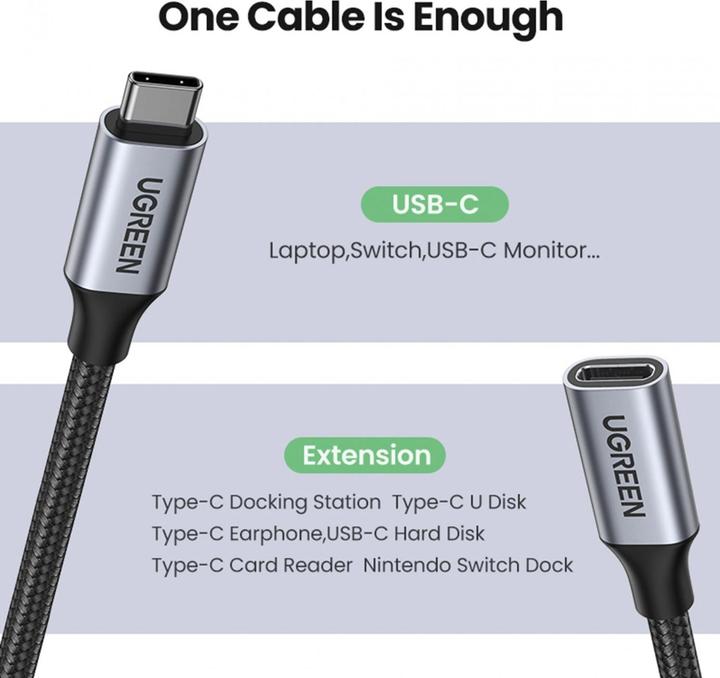 Immagine prodotto Ugreen USB C – USB C (1 m, USB 3.1, 100 W)