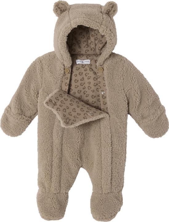Envie de Fraise Gefütterter Baby-Overall mit Leopardenmuster, Familie-Capsule