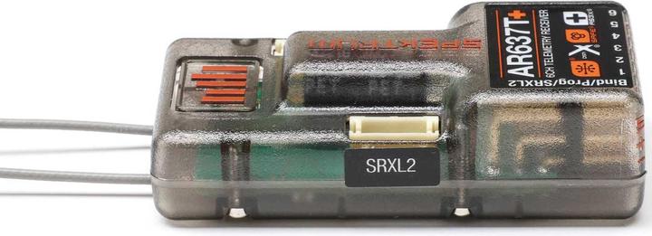 Immagine prodotto AR637T+ Ricevitore telemetrico DSMX a 6 canali AS3X+ e SAFE