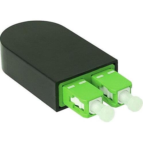 BlueLAN BlueOptics Loopback Adapter SC Duplex Multimode OM5, Transceiver, Grün, Schwarz