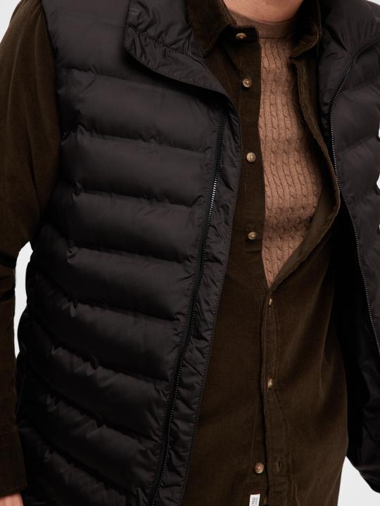 Actual product image Selected Lined quilted waistcoat (S)
