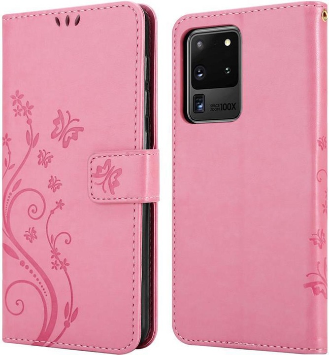 Produktbild Cadorabo Flower Book Cover (Samsung Galaxy S20 Ultra)