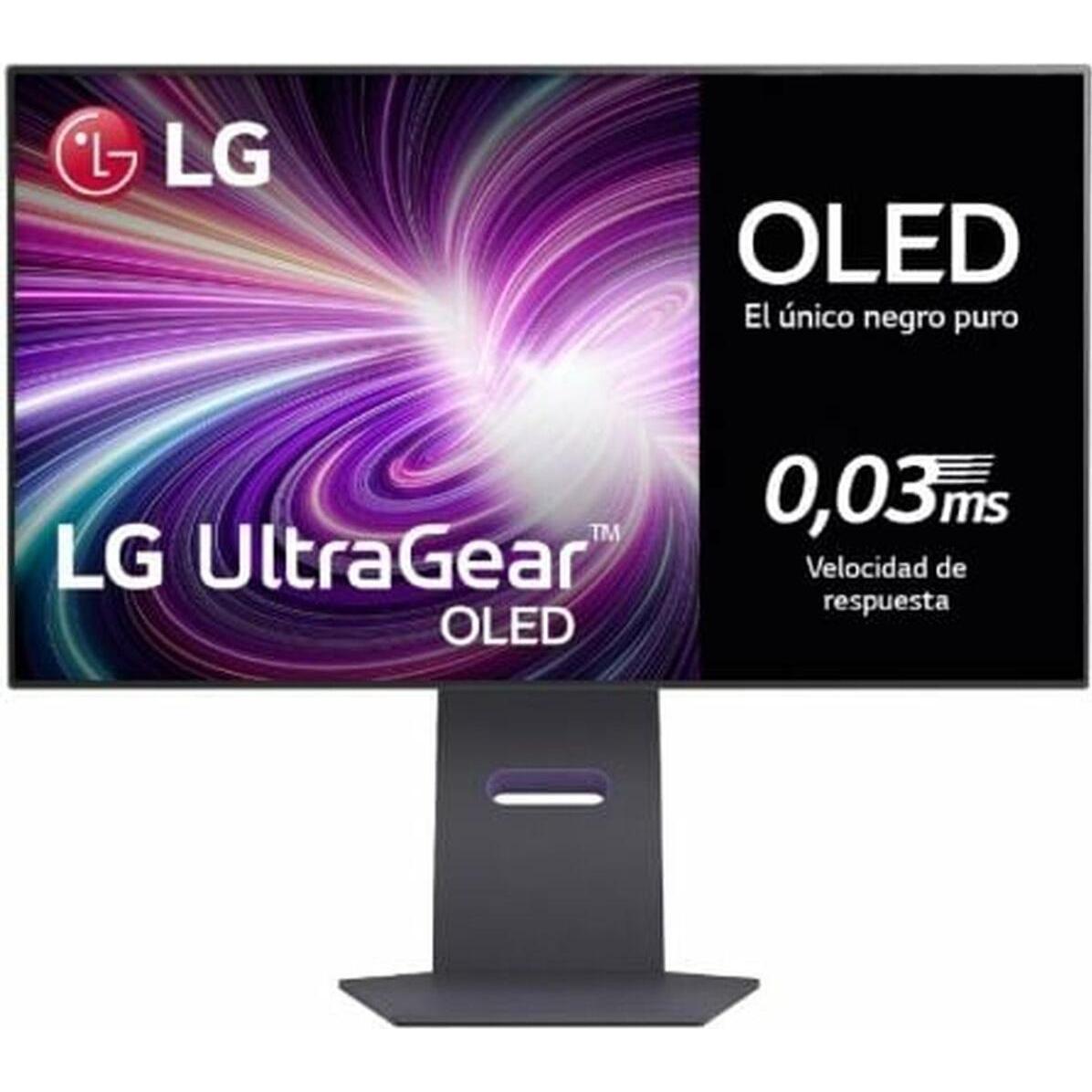 LG UltraGear OLED 32GS95UV-B (3840 x 2160 Pixel, 32"), Monitor, Schwarz