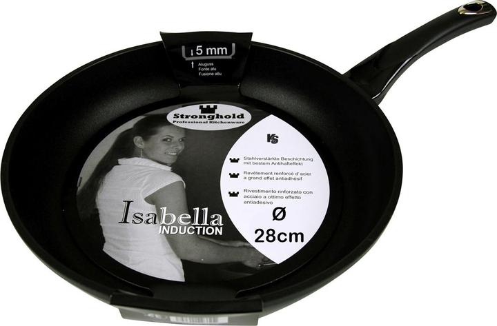Actual product image Stronghold Titanium Anti-stick Frying Pan, 28cm (28 cm, Frying pan, Cast aluminium)