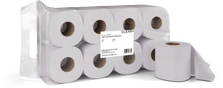 Clear+ by CWS Rouleaux de papier toilette standard (64 pcs)