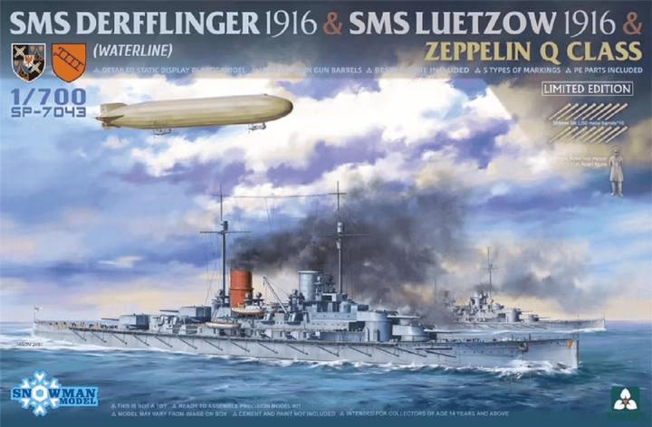 Immagine prodotto Takom Sms Derfflinger 1916 E Sms Luetzow 1916 E Zeppelin Classe Q (Edizione Limitata)