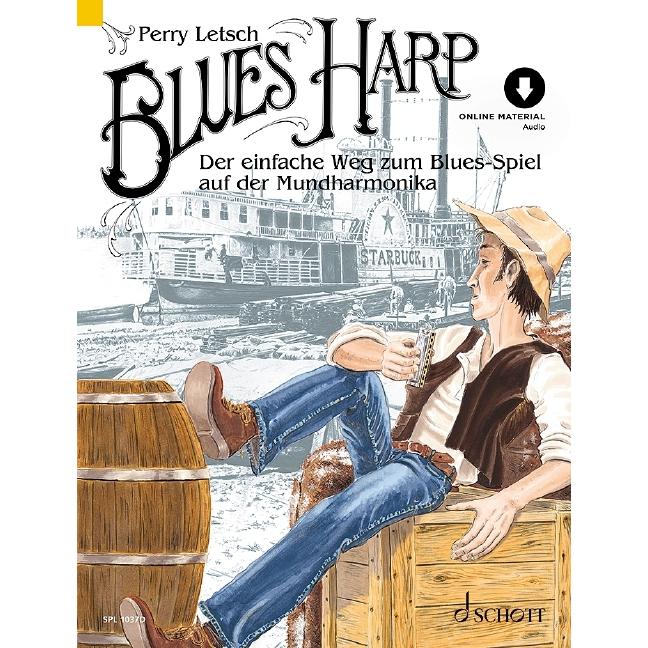 Blues Harp (+Download), Sachbücher von Perry Letsch