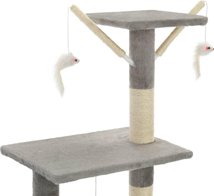 Produktbild vidaXL Kratzbaum (138 cm, Grau)