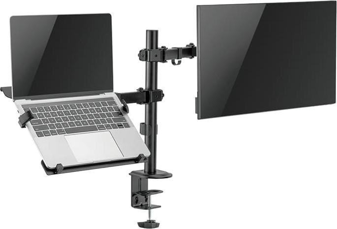 Actual product image LogiLink Monitor bracket 2-fold, 1732" monitors, 1015.6" notebooks/tablets (Table, 32")