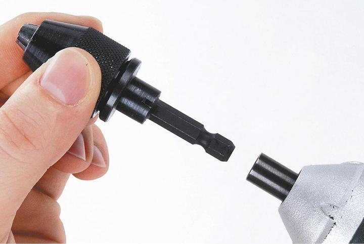 Immagine prodotto wolfcraft 1 mandrino per trapano da 6,5 mm con gambo da 6 kt. gambo