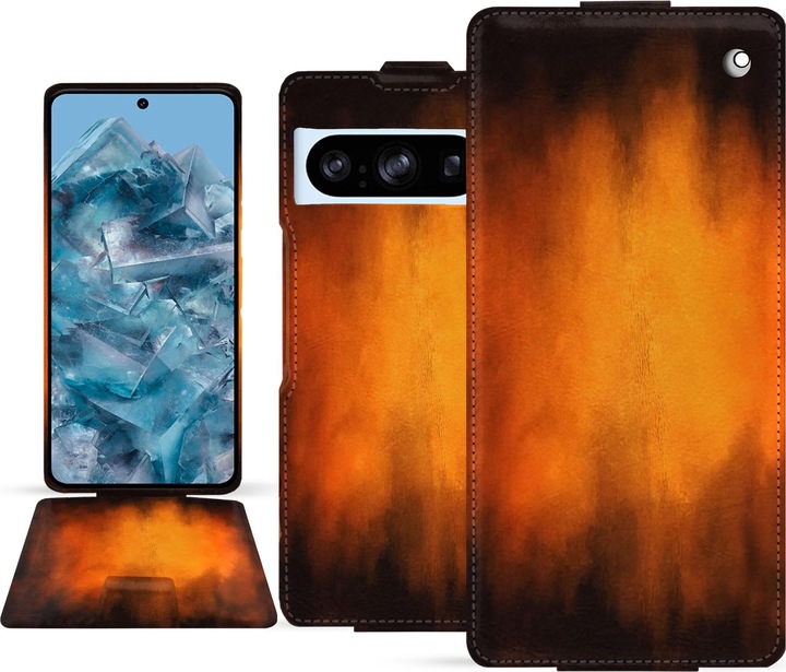 Actual product image Noreve Vertical leather shell (Google Pixel 8 Pro)