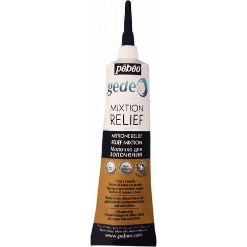 Pebeo, Künstlerfarbe + Bastelfarbe, Gédéo Reliefklebermischung (Mixtion) (37 ml)