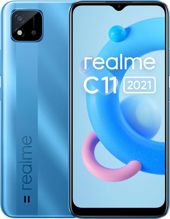 Actual product image realme C11 2021 (64 GB, Cool Blue, 5.50", Dual SIM, 4G)
