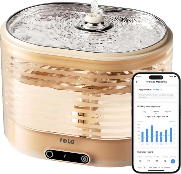 Actual product image Enabot Rola Fountain - Brunnen / Tränke mit Filter für Katzen