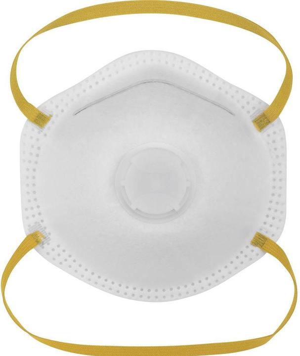 Gime 2575495 Feinstaubmaske mit Ventil FFP2 10 St. DIN EN 149:2001 + A1:2009 (FFP2, 10 x)