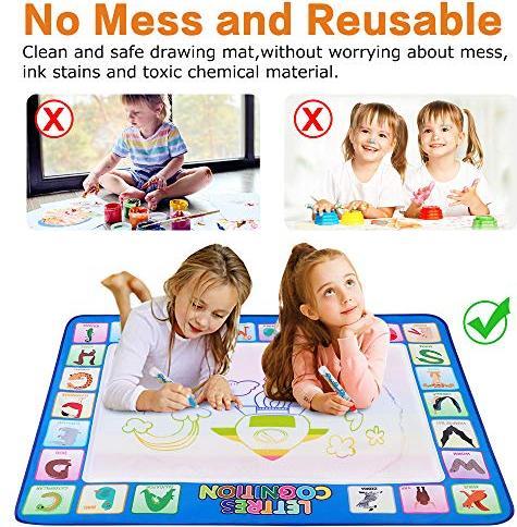 Immagine prodotto Activity Board Tappetino per dipingere Aqua Magic Doodle (100 x 78 cm)