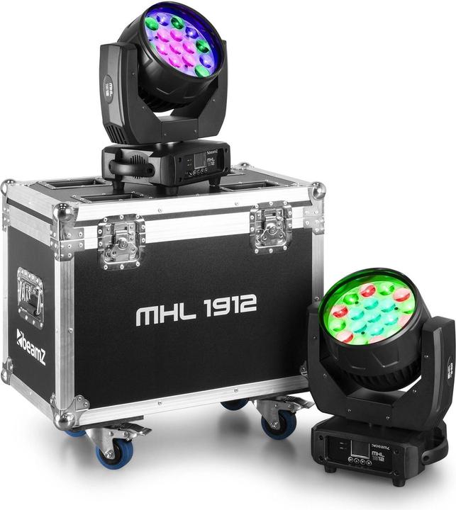 Image du produit BeamZ MHL1912, Type : Moving Head, Source lumineuse : LED, Équipement (12 W, LED)