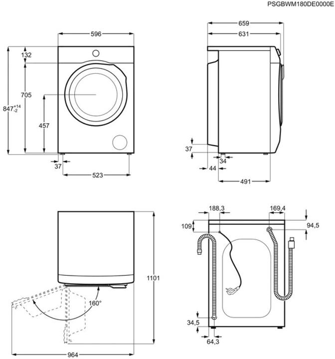 Produktbild AEG Lavamat L6 FBF 40408 (10 kg, Links)