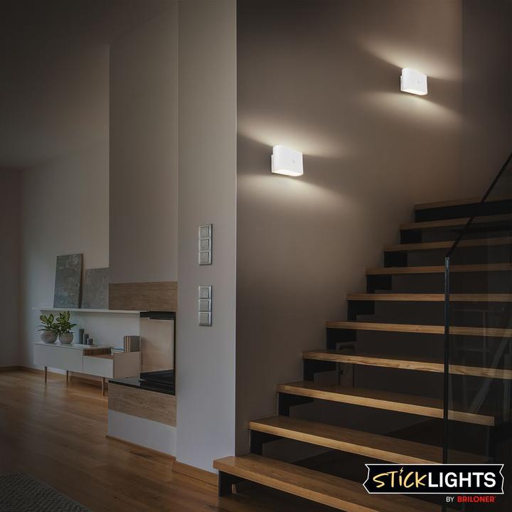 Produktbild Briloner CHET LED Akku Wandleuchte mit Sensor - Weiss (280 lm)