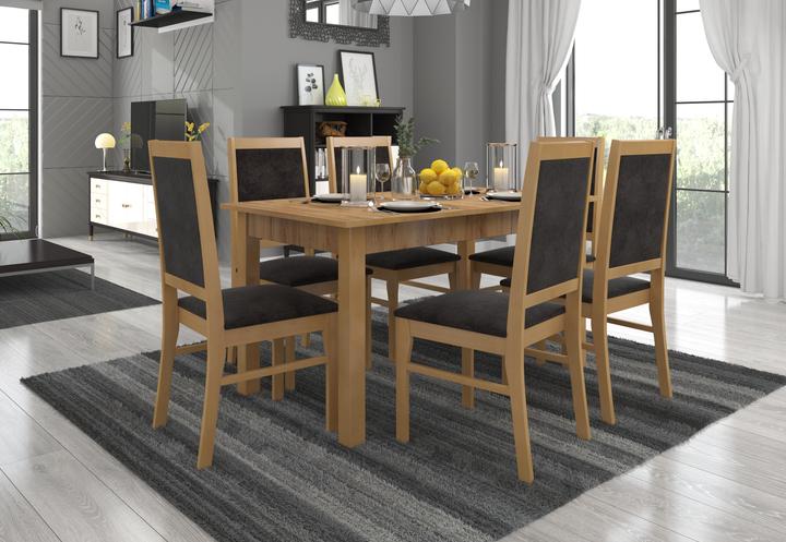 Actual product image ADRK Furniture RODOS 25 table and chair set (140 x 80 x 75 cm)