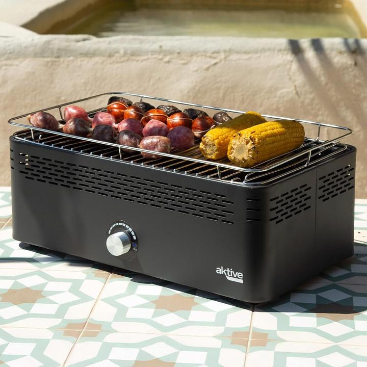Productafbeelding Aktive Portable Smokeless Charcoal Barbecue 45 x 19 x 28 cm (42 cm)