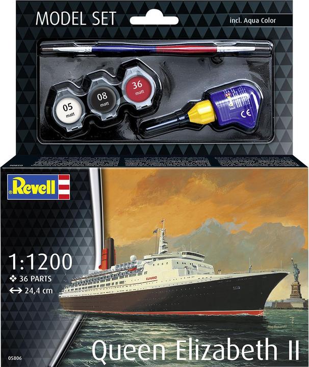 Actual product image Revell Model Set Queen Elizabeth II